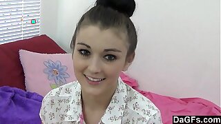 Dagfs - Jumpy Teen Does Porn For The Very first Time