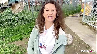 GERMAN SCOUT - ANAL DEFLORATION SEX FOR CURLY HAIR Nubile JULIA BACH AT PICKUP CASTING