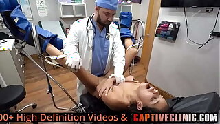 Doc Tampa Takes Aria Nicole's Virginity While She Gets Sapphic Conversion Therapy From Nurses Channy Crossfire & Genesis! Full Movie At CaptiveClinicCom!